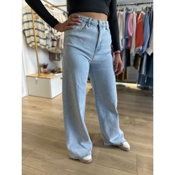 Jeans Wide Leg bleu