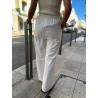 pantalon dentelle Blanc
