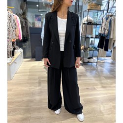 Ensemble Blazer et pantlaon Large Noir