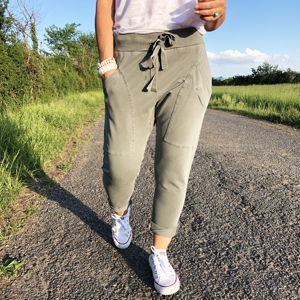 pantalon jogging femme