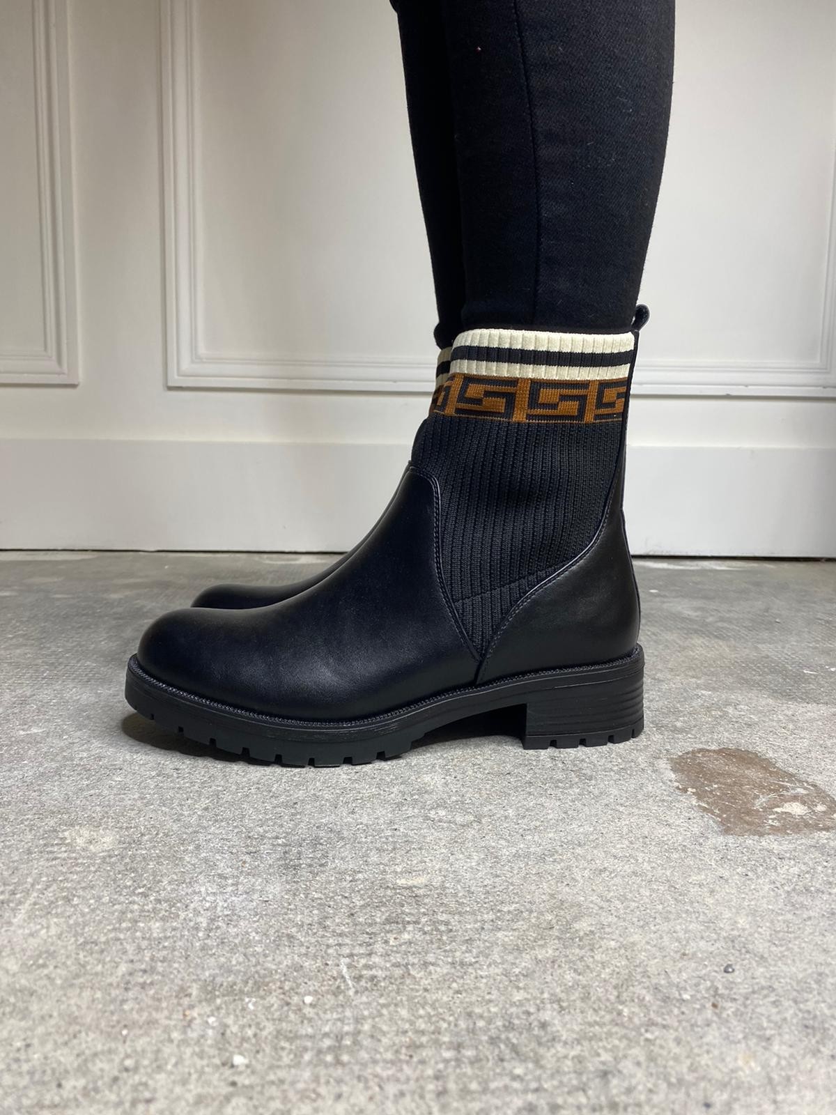 basket montante chaussette