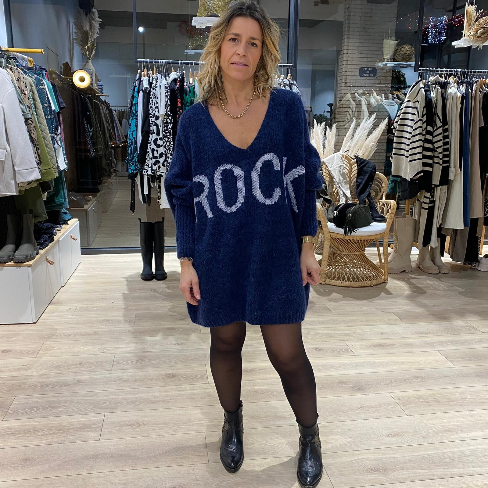 robe pull magasin