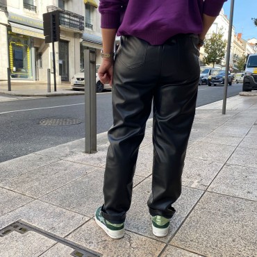 pantalon simili cuir