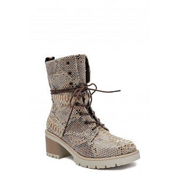 Boots snake beige