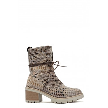 Boots snake beige