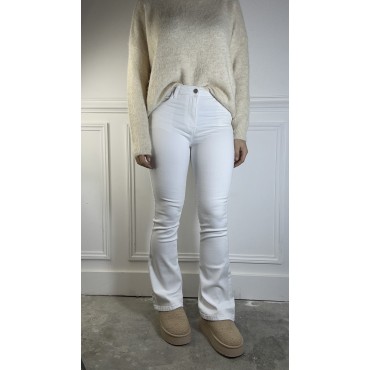 Flare Jeans Blanc