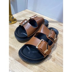 Sandales Simili Cuir Marron