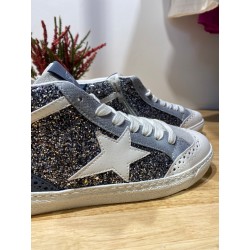 Basket Montante Ciel avec Etoile et Strass