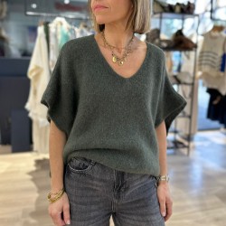 Pull Sans Manches Oversize...
