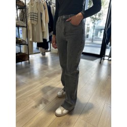 Jeans Wide Leg Gris